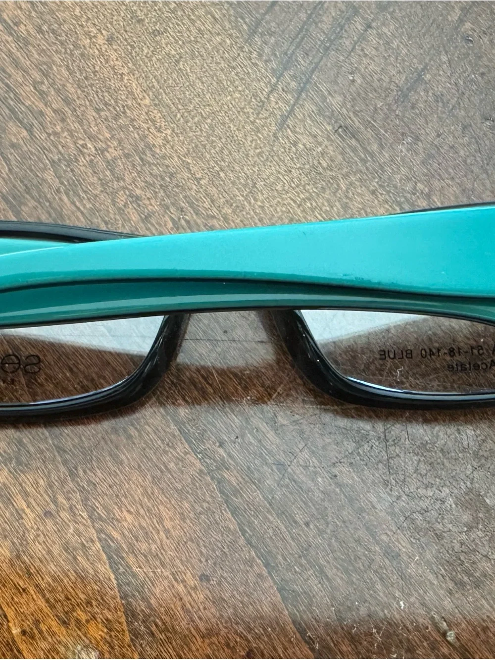 SEEline Rectangular Blue Eyeglass Frames